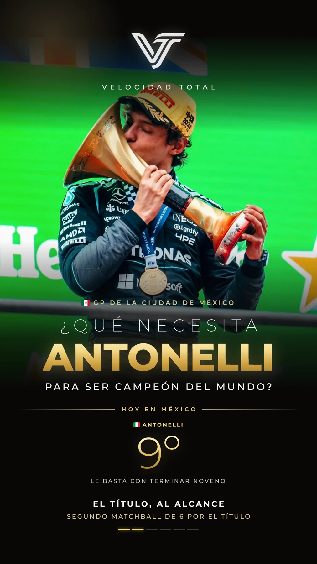 ¿Se proclamará campeón Kimi Antonelli